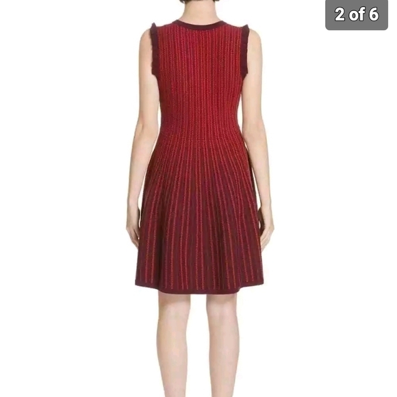 Kate Spade Deep Red Sweater Dress XS - Picture 5 of 9